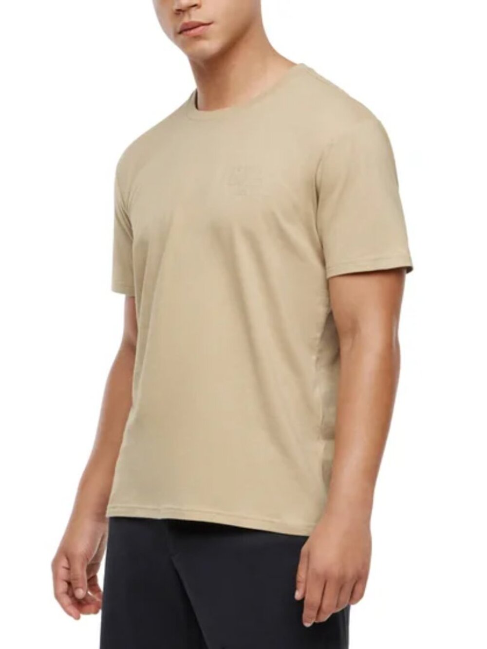 Gap Men's Logo Tee, Tan, S
